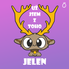 Pánské  tričko - Už jsem z toho jelen