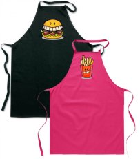 Párové zástery - Fast food
