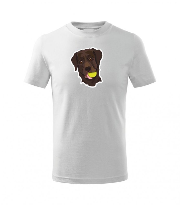 Dětské tričko - Labrador hnědý
