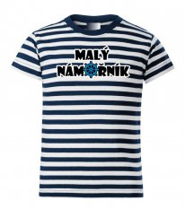 Dětské pruhované tričko na vodu - Malý námořník