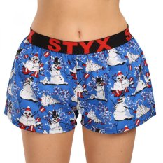3PACK dámské trenky Styx art sportovní guma vícebarevné (3T17134)