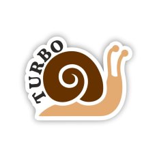 Samolepka na auto - Turbo