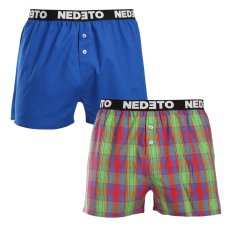 2PACK pánské trenky Nedeto vícebarevné (2NTC008)