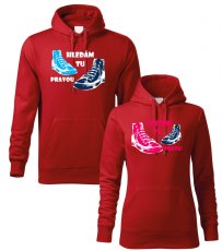 Pouze pánská mikina - Kecky - Červená vel. S