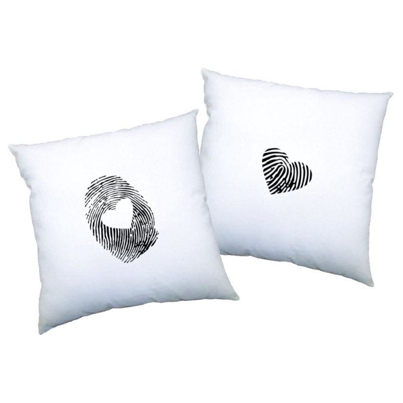 Párové polštářky - Otisk