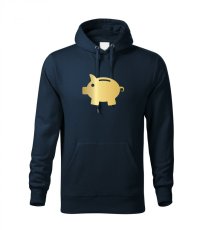 Pánská vánoční mikina - Zlaté prase