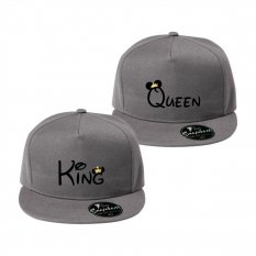 Snapbacky pro páry - King a Queen - Mouse