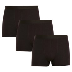 3PACK pánské boxerky Nedeto černé (3NB001)