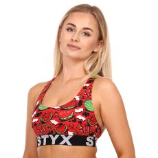 Dámská podprsenka Styx sport art melouny (IP1459)