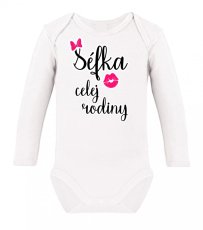 Detské body s dlhým rukávom - Šéfka celej rodiny