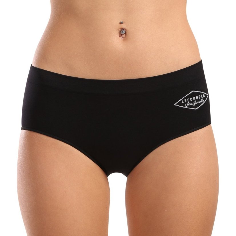 3PACK dámské kalhotky Lee Cooper černé (PO41174) - Velikost: S