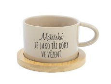 Hrnek makronka - Mateřská je jako tři roky ve vězení