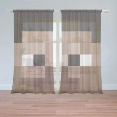 Záclony Blocks Obličej: 2ks 150x250cm