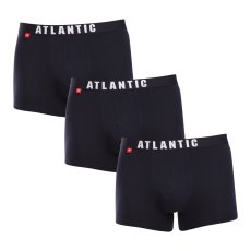 3PACK pánské boxerky Atlantic tmavě modré (3MH-011blue)