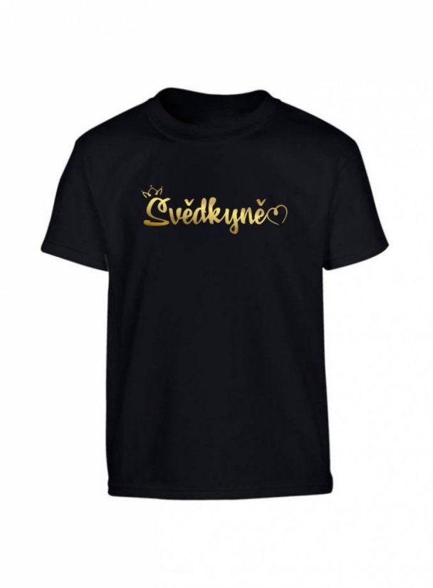 Nadměrná velikost - Svatební tričko  - Svědkyně