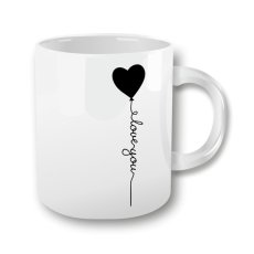 Hrnček pre zamilovaných - Srdiečko I love you