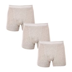 3PACK pánské boxerky Calvin Klein šedé (U2662G-080)