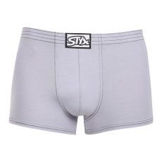 Pánské boxerky Styx klasická guma světle šedá (Q1067)