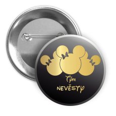 Svatební placka - MOUSE 2 - Tým nevěsty