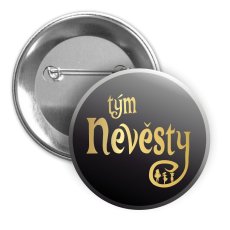 Svatební placka - SILUETA - Tým nevěsty
