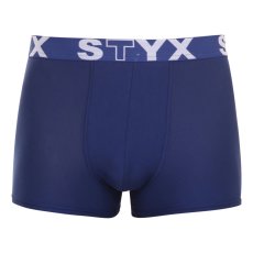 Pánské boxerky Styx sportovní guma tmavě modré (G968)