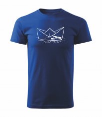 Pánske vodácke tričko - Papierová lodička