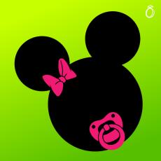 Těhotenské tričko - Mouse - holčička