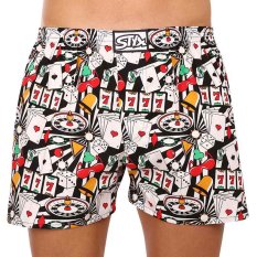 Pánské trenky Styx art klasická guma nadrozměr casino (E1553)