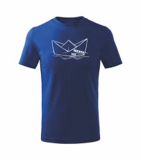 Dětské vodácké tričko - Papírová lodička prázdná