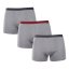 3PACK pánské boxerky Andrie šedé (PS 5702) - Velikost: L