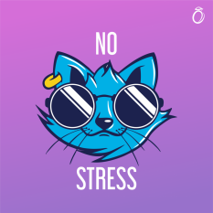 Nažehlovací motív - No stress