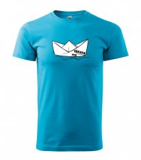 Pánské vodácké tričko - Papírová lodička plná