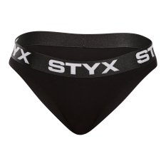 Dámské kalhotky Styx sportovní guma černé (IK960)