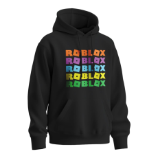 Mikina s potiskem ROBLOX barevný text