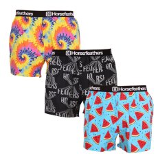 3PACK pánské trenky Horsefeathers Frazier vícebarevné (AM166BD34U)