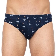 2PACK Pánské slipy Molvy modré (KP-072-SBU)