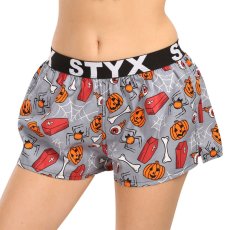 Dámské trenky Styx art sportovní guma Halloween rakve (T1752)