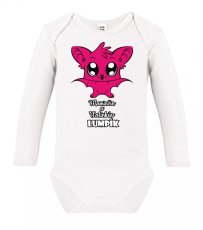 Dětské body s dlouhým rukávem - Maminčin a tatínkův lumpík - Holčička