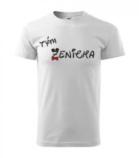 svatební tričko - mouse - tým ženicha - motýlek - Povidlo