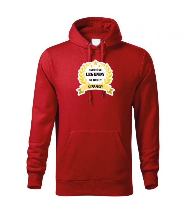 Pánská mikina - Skutečné legendy se rodí v únoru