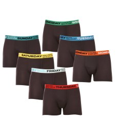 7PACK pánské boxerky Gianvaglia černé (GVG-5068)