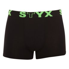 Pánské boxerky Styx sportovní guma černé (G962)