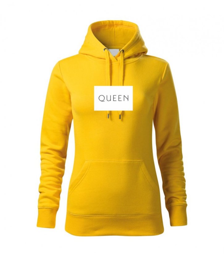 Dámská mikina - Queen - Barva: Žlutá