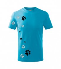 Detské tričko - Labky pes