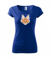 Dámské tričko - Mainská mývalí kočka - zrzavá
