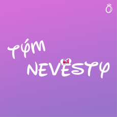 Nažehlovací motiv - Mouse - tým nevěsty