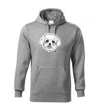 Pánská mikina - Maltézský psík