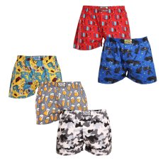5PACK pánské trenky Styx art klasická guma vícebarevné (5A1377909)
