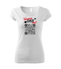 Dámske tričko - Wanna date me?