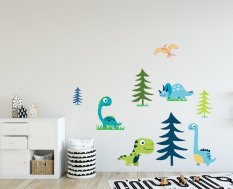 Dětské samolepky na zeď - Dinosauři